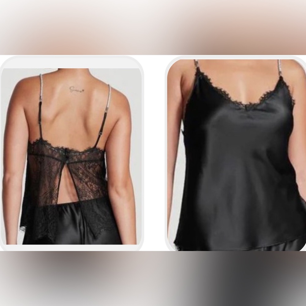 Victoria secret Lace satin blingTop🖤